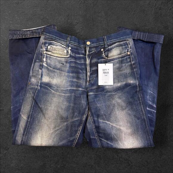 Calvin Klein Other - NWT $549 Calvin Klein Navy‎ Blue Men’s Vintage Studio Pants Sz S Made Portugal